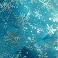 Fabric by the Metre - 7135 Snowflake - Elsa Turquoise